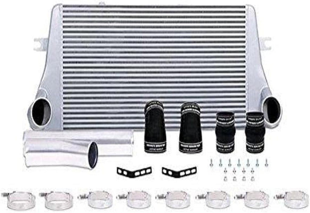 MMINT-RAM-94KSL Performance Intercooler Kit Compatible with Dodge Ram Cummins 5.9 1994-2002 Silver