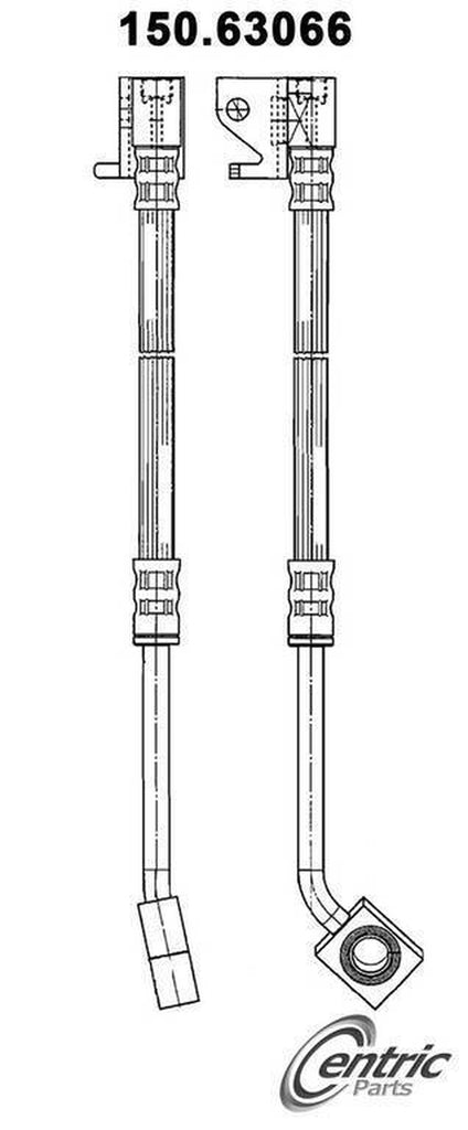 Centric Brake Hydraulic Hose for Sebring, Stratus 150.63066