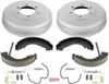 KOE15393DK Autospecialty Rear Replacement Brake Kit-Oe Brake Drums & Ceramic Brake Pads
