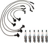 Denso Wire Set 8Mm & 6 Platinum TT Spark Plugs 0.040 Kit for Ford Mustang 3.8 V6