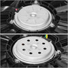 Factory Style Radiator Cooling Fan Assembly Compatible with 05-11 Audi A6 3.2L,OEM-RF-0304