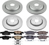 CRK7136 Front and Rear Z17 Evolution Geomet® Coated Brake Kit
