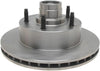 66455R Professional Grade Disc Brake Rotor and Hub Assembly