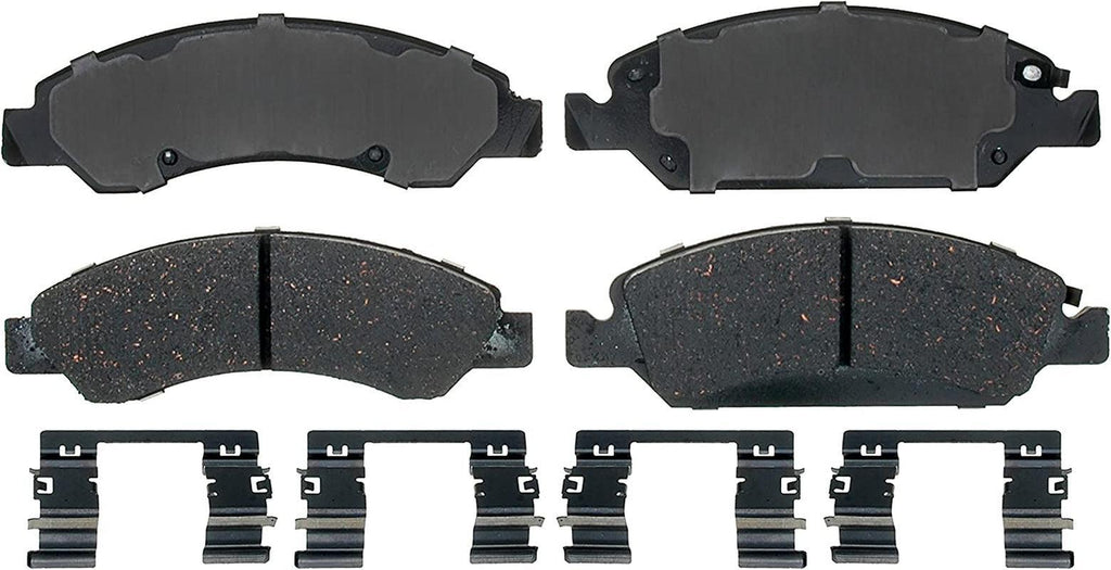 Gold 17D1367MHPVF1 Enhanced Performance Semi-Metallic Front Disc Brake Pad Set (Police)