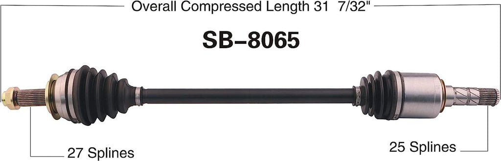 SB-8065 CV Axle