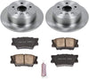 KOE6520 Autospecialty Rear Replacement Brake Kit-Oe Brake Rotors & Ceramic Brake Pads