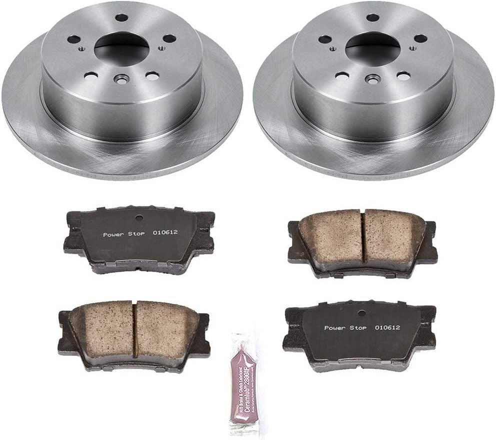 KOE6520 Autospecialty Rear Replacement Brake Kit-Oe Brake Rotors & Ceramic Brake Pads