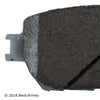 Beck Arnley Front Disc Brake Pad Set for IS250, GS300, Camry (085-1657)