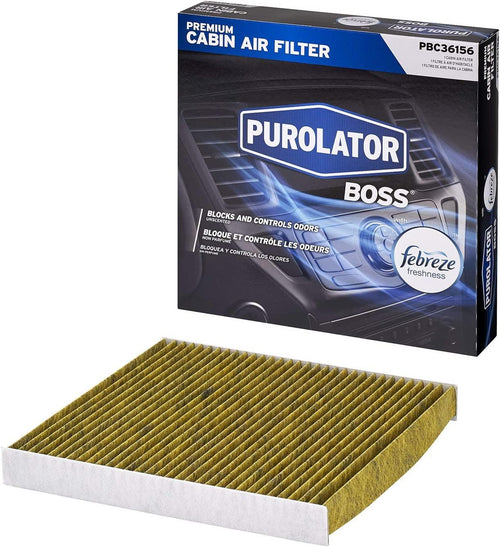 PBC36156 boss Premium Cabin Air Filter with Febreze Freshness Fits Select Dodge and Jeep