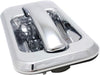 For Hummer H2 Exterior Door Handle Rear, Passenger Side Chrome 2003-2009 | Trim: Base