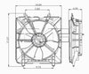 TYC Engine Cooling Fan Assembly for 06-11 Civic 600980