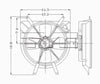 TYC Engine Cooling Fan Assembly for 1999-2000 Civic 600080