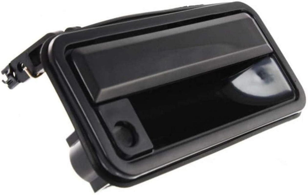 For Chevy C1500 Exterior Door Handle Front Passenger Side Smooth Black 1988-1998 | with Key Hole| Trim:All Submodels