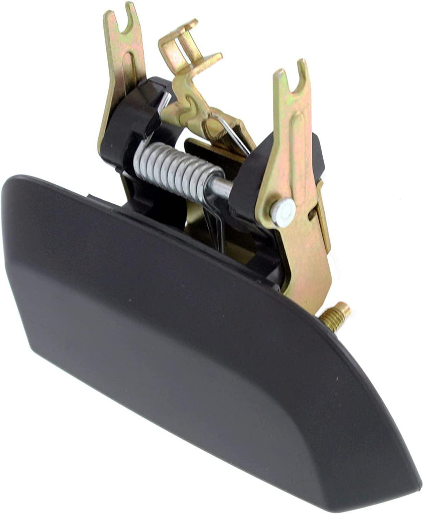 Rear Exterior Door Handle Set of 2 Compatible with 2005-2012 Nissan Pathfinder, 2005-2015 Xterra Smooth Black Driver and Passenger Side