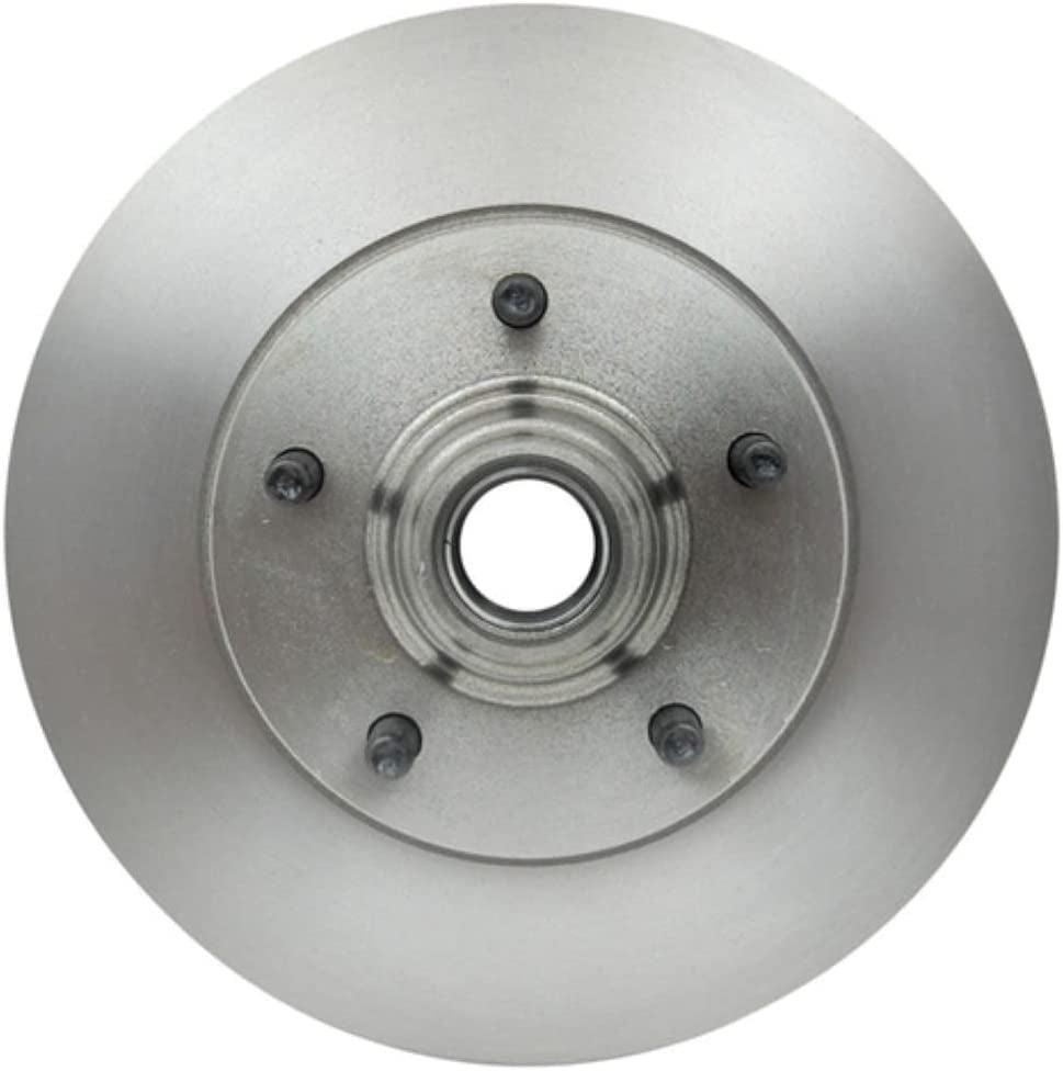 66997R Professional Grade Disc Brake Rotor and Hub Assembly, Silver,12.13