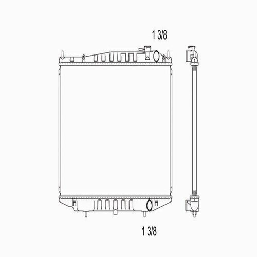 98 04 Ns Frntr /00 04 Xtera 3.3L V6 Mt 1R Pa (W/O Snsr) Rad