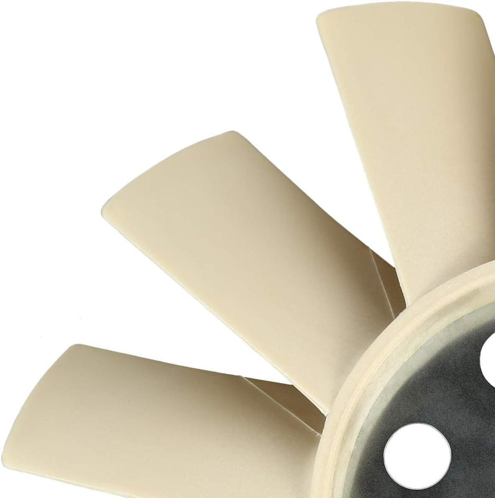 OEM-RF-0165 Factory Style Radiator Cooling Fan Blade Direct Replacement [Compatible with Astro/Blazer/Express 1500 / Express / S10 Pickup/Jimmy/Safari/Savana] , White