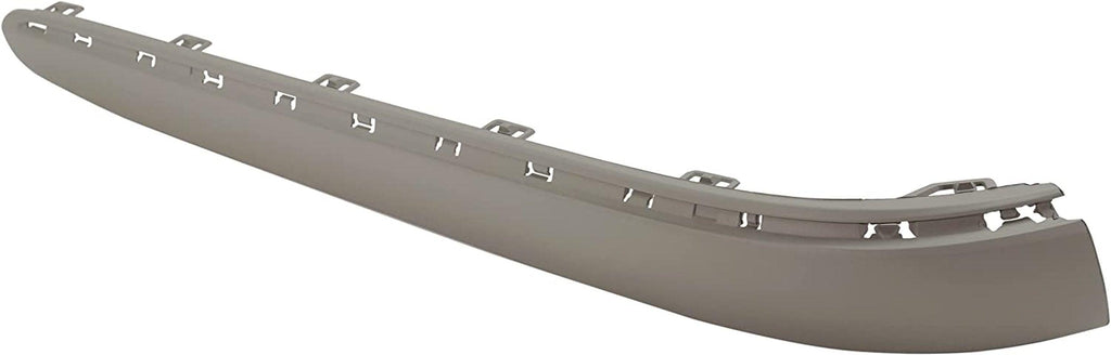 Rear Bumper Trim for MERCEDES BENZ E-CLASS 2003-2006 LH Outer Impact Strip Plastic Primed with Chrome Strip Sedan (211) Chassis