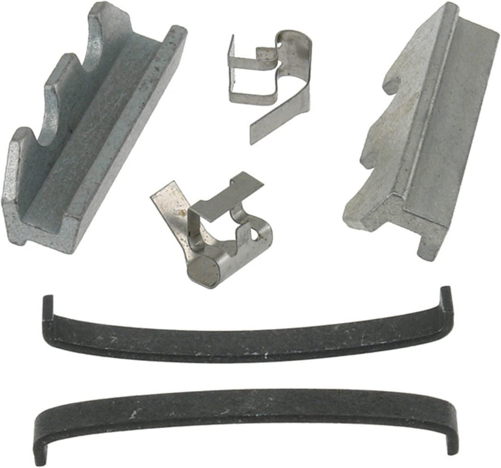 Gold 18K233X Front Disc Brake Caliper Hardware Kit with Clips, Springs, and Keys