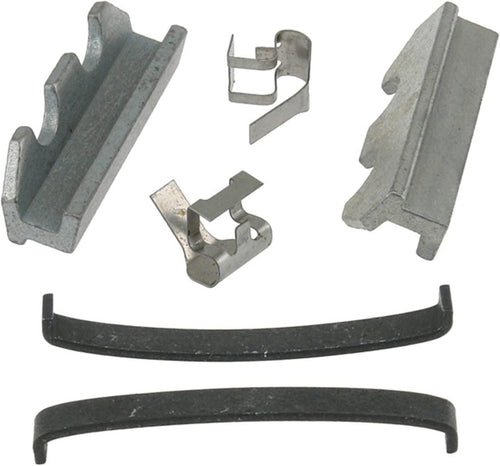 Gold 18K233X Front Disc Brake Caliper Hardware Kit with Clips, Springs, and Keys