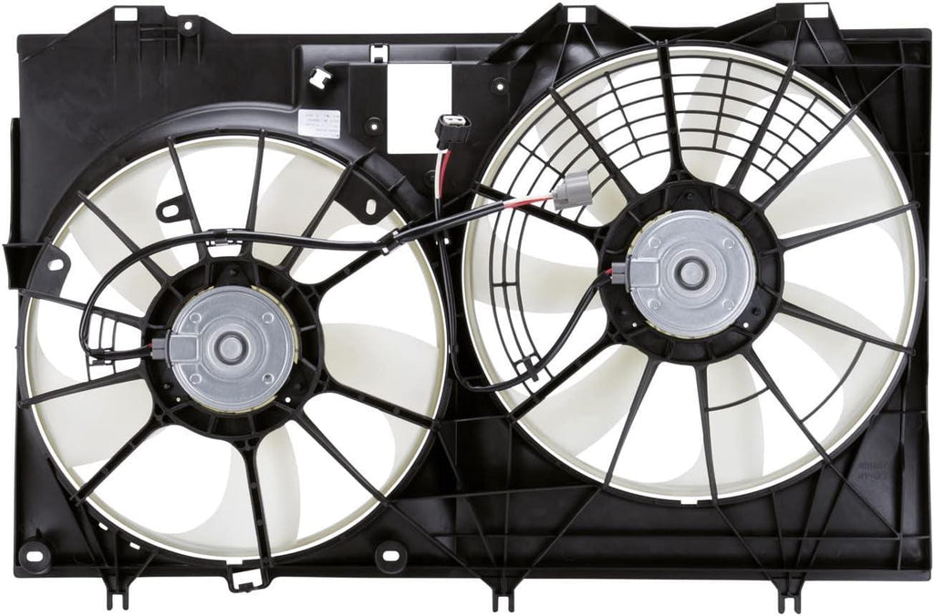 623940 Cooling Fan Assembly Compatible with 2017-2020 Toyota Sienna Black