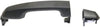 Exterior Door Handle Compatible with Toyota Land Cruiser 09-16 Rear RH=LH outside Textured Black Plastic Cover