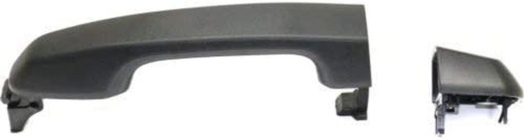Exterior Door Handle Compatible with Toyota Land Cruiser 09-16 Rear RH=LH outside Textured Black Plastic Cover