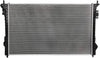 OEM-RA-2937 Factory Style Direct Fit Aluminum Cooling Radiator Compatible with 09-16 Lincoln MKS / 10-12 MKT, 28-3/4" W X 17-1/2" H X 1" D, 1-1/2" Inlet / 1-1/2" Outlet