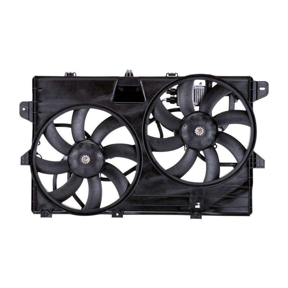 622030 Dual Radiator and Condenser Fan for Ford Edge Fits 2013 Ford Edge