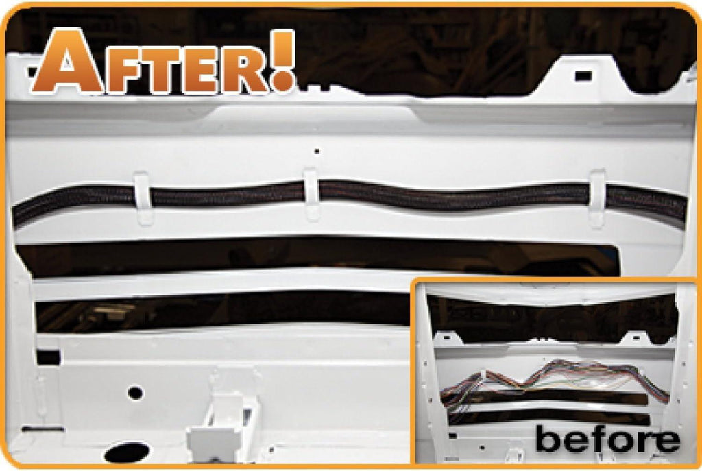 13607 Wire Loom, 1" Tube, 50' Length, Neon Blue