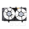 620820 Dual Radiator and Condenser Fan Assembly Fits 2004 Dodge Neon