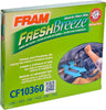 Fresh Breeze Cabin Air Filter Replacement for Car Passenger Compartment W/ Arm and Hammer Baking Soda, CF10360 for Select Cadillac, Chevrolet, GMC and Hummer Vehicles , White, 1 Count (Pack of 1)