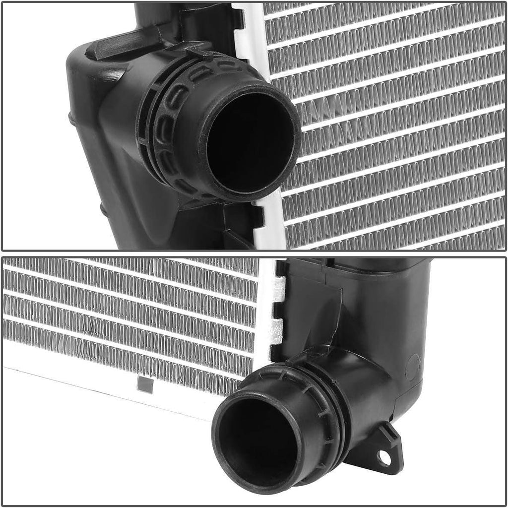 OEM-RA-13277 Factory Style Aluminum Core Cooling Radiator Replacement Compatible with 07-10 BMW X3 AT, 22-7/16" W X 19-3/16" H X 1-1/8" D