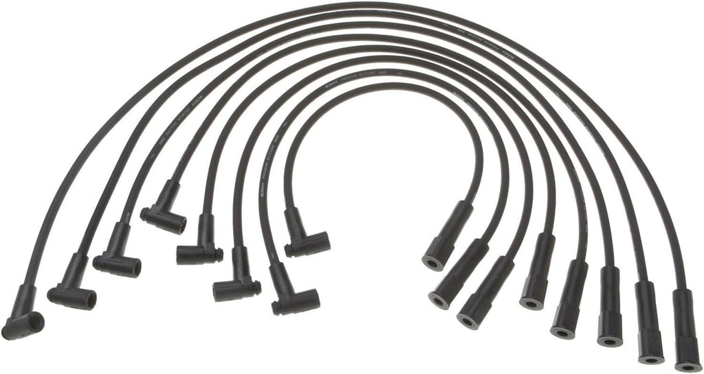 Professional 9088V Spark Plug Wire Set Black