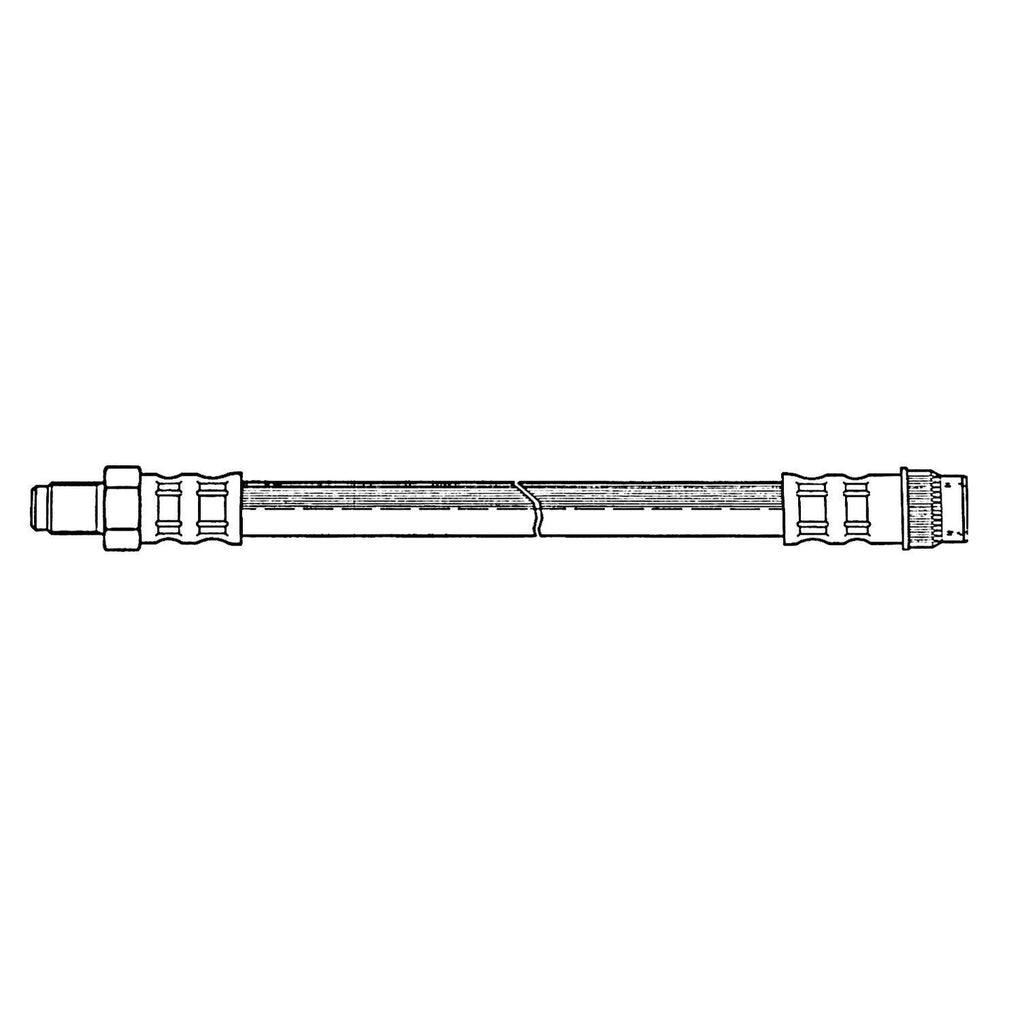 Centric Brake Hydraulic Hose for 1989-1991 405 150.10305