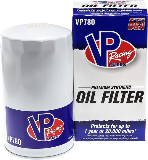 VP Racing 20,000 Mile Premium Full Synthetic Oil Filter, VP780, Fits Dodge and Ram Pickups, Cummins Diesel Engine