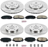 KOE5960 Autospecialty Front and Rear Replacement Brake Kit-Oe Brake Rotors & Ceramic Brake Pads
