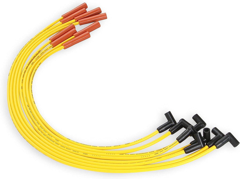 4071 Spark Plug Wire Set - Super Stock Graphite Core 8Mm - Yellow