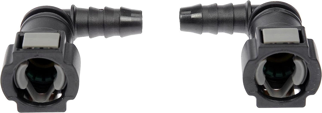 Dorman 800-172 Quick Connector 10Mm Steel to 8Mm Nylon 90, 2 Pack