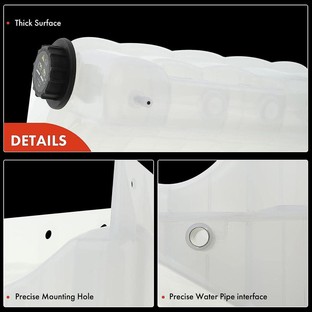 A-Premium Engine Coolant Overflow Recovery Reservoir Tank [W/Cap] Compatible with International Harvester 9100I SBA 2003-2003, 9200I SBA 2003-2010, 9400I SBA 2003-2010, Replace # 2508700C92