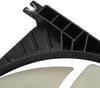 OEM-RF-0255 Factory Style Radiator Cooling Fan Assembly Cooling Efficiency Improved Direct Replacement, Black [Compatible with 2002-2007 Aerio]