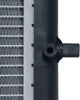2265 Compatible with Vollkswagen Golf 1-Row Plastic Aluminum Replacement Radiator, Black