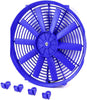 RAF-14-BL+FMK-X2 2Pcs 14" Inch Electric Radiator Cooling Fan Kit (Blue)
