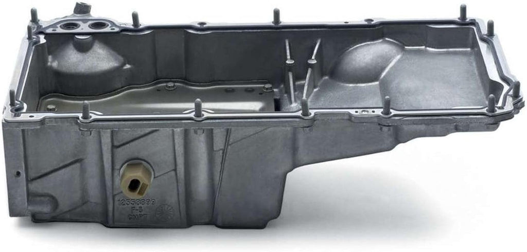 Engine Oil Pan, Rear Sump, Stock Depth, Gasket/Hardware, Aluminum, Natural, GM Ls-Series, GM F-Body 1998-2002, Kit