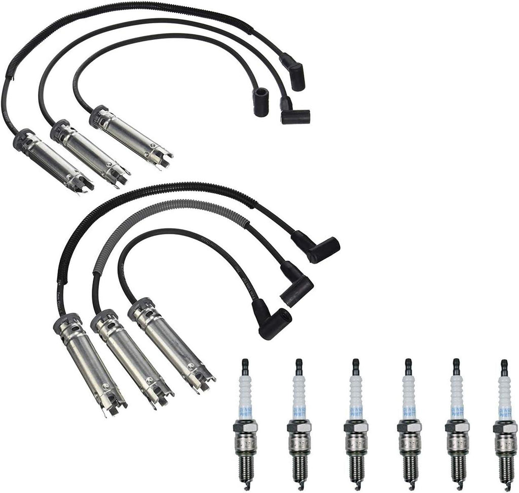 Denso Wire Set 7Mm & 6 Platinum TT Spark Plug.04 Kit for Chrysler Dodge Plymouth
