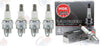 NGK BPM8Y "V-POWER" SOLID Spark Plugs 5574 (Set of 4)