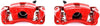 Rear S2966 Pair of High-Temp Red Powder Coated Calipers