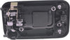 Front and Rear Exterior Door Handle Set of 4 Compatible with 2004-2014 Ford F-150 and 2006-2008 Lincoln Mark LT Chrome Lever with Textured Black Bezel Driver and Passenger Side