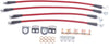 BH00050 Stainless Steel Brake Hose Kit- Front & Rear