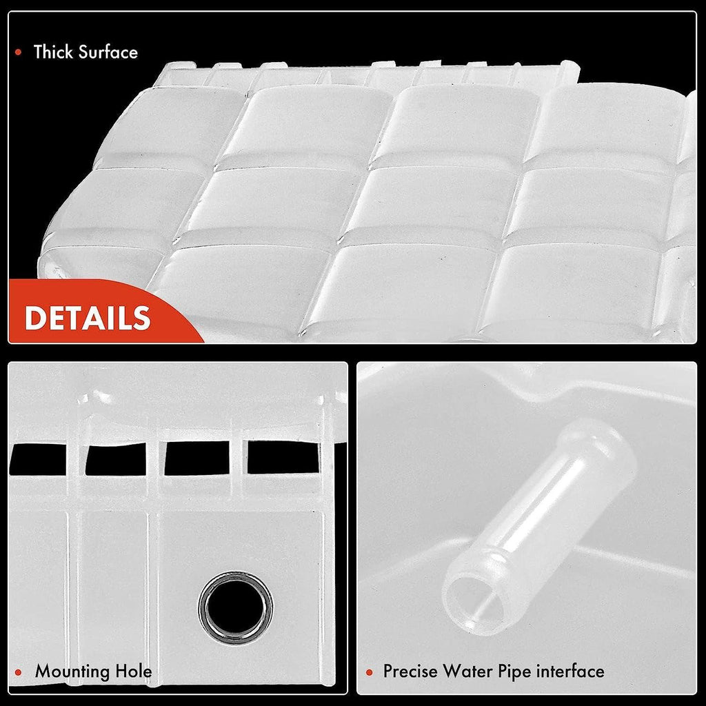 A-Premium Coolant Overflow Reservoir Bottle Tank Compatible with Kenworth W900, T800, T660, T600; and Peterbilt 389, 388, 386, 385, 384, 382, 377, 367, 365, 348; Replaces N5346001, T1673008, 603-5403